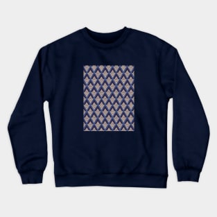 Blue Mosaic Tiles Crewneck Sweatshirt